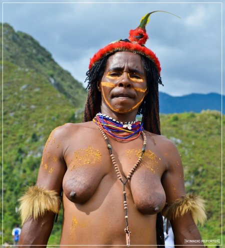 Beautiful naked Papuans