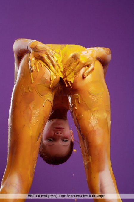 Body art girls vagina