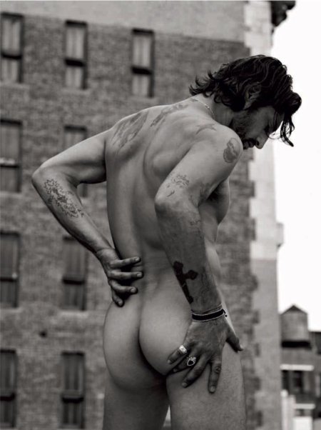 Naked muscular guys without panties