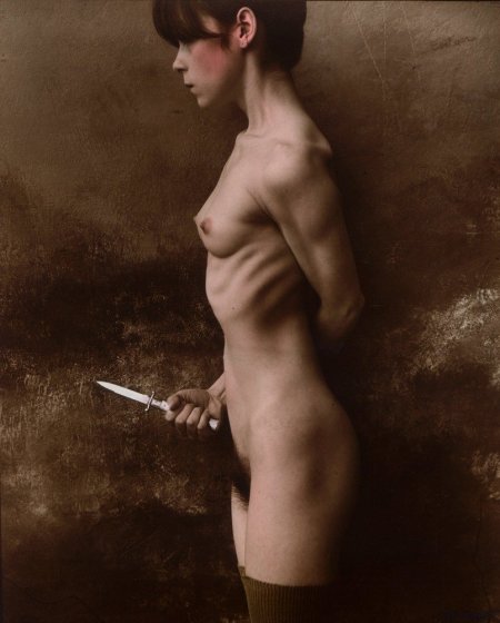 Photo shoot of naked men