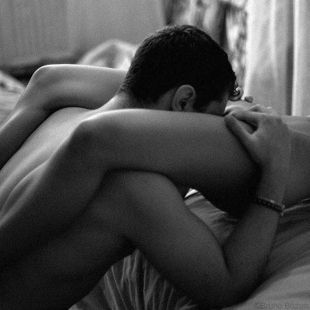 Passionate Erotic kiss