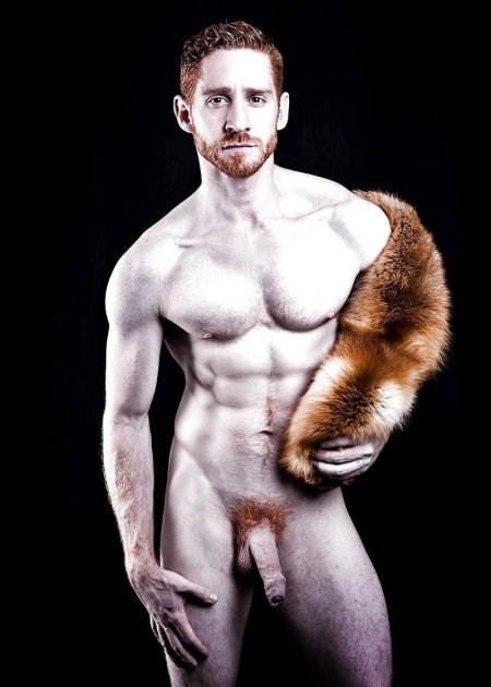 Naked hairy red-haired guys