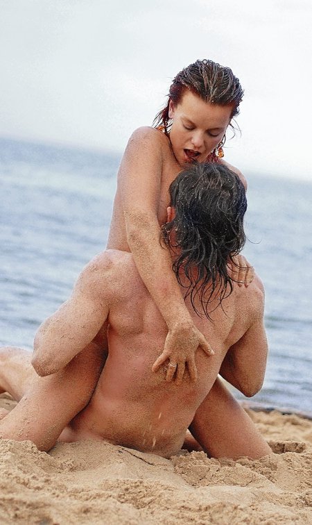 Naked couples in love