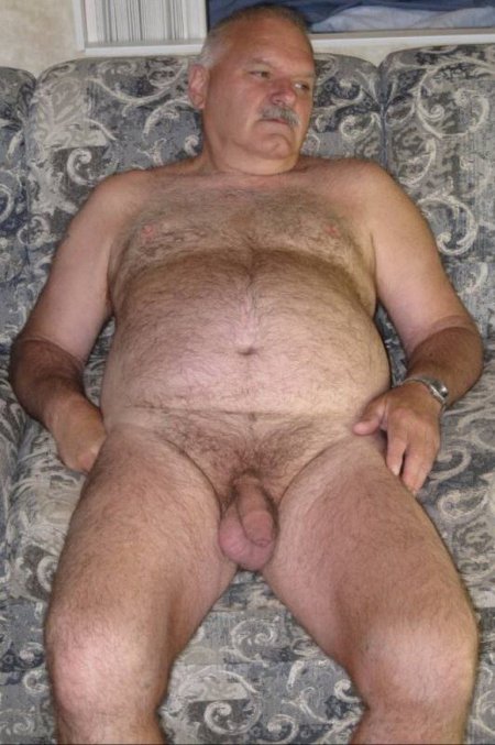 Naked hairy old men