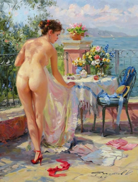 Artist Konstantin Razumov nude
