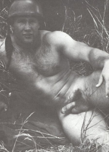 German soldier naked