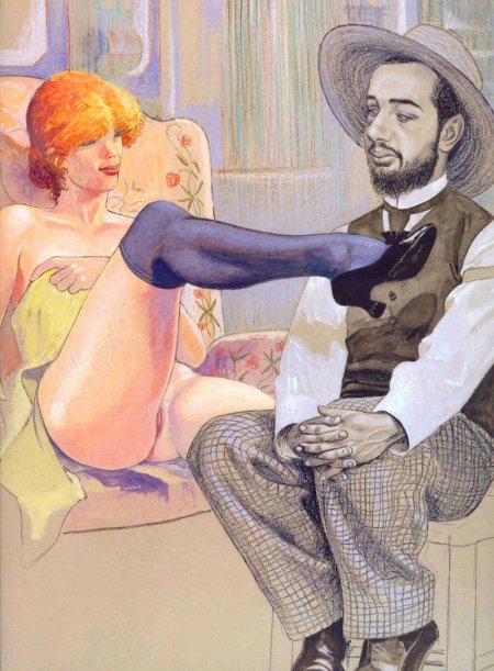Color erotic illustrations
