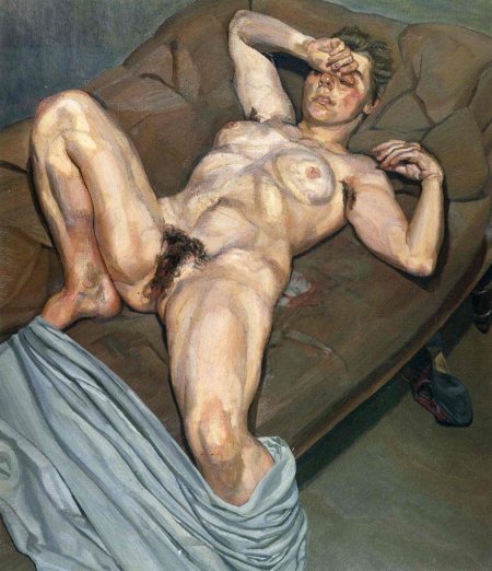 Lucian Freud nude