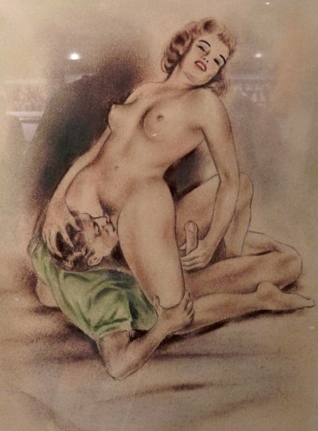 Pornography in drawings and paintings