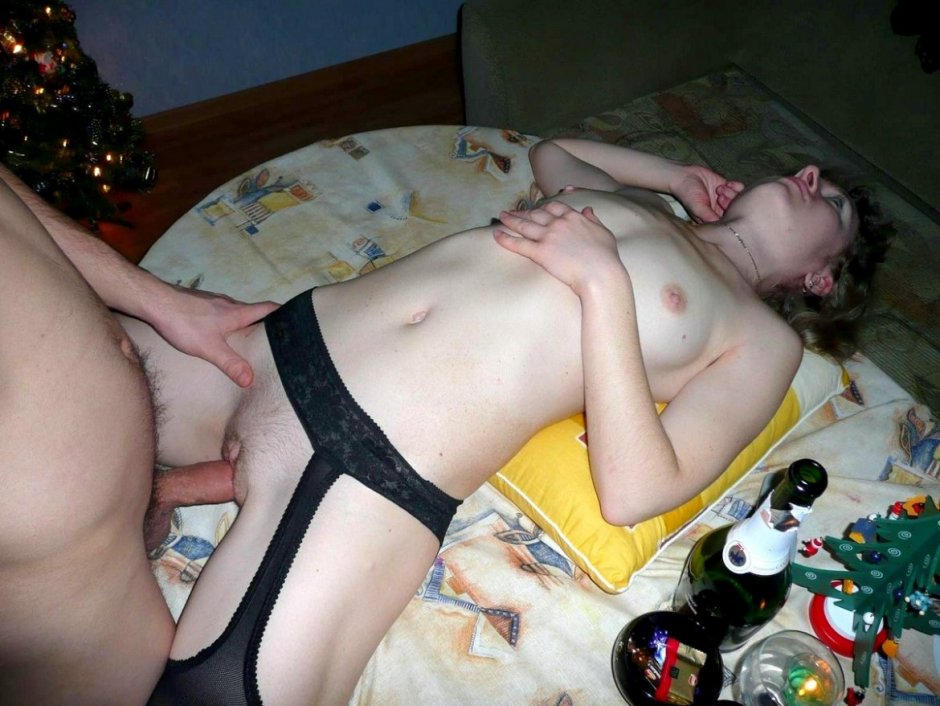 Красивый новогодний трах