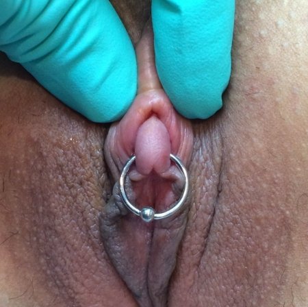 Beautiful intimate piercing
