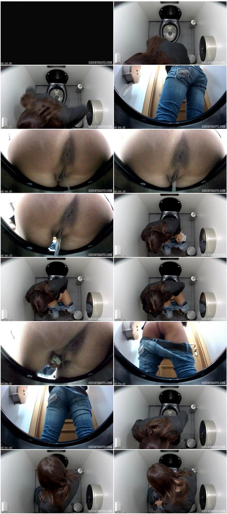 Шпионская камера в женском туалете