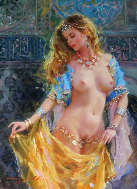 Erotic photos of a harem