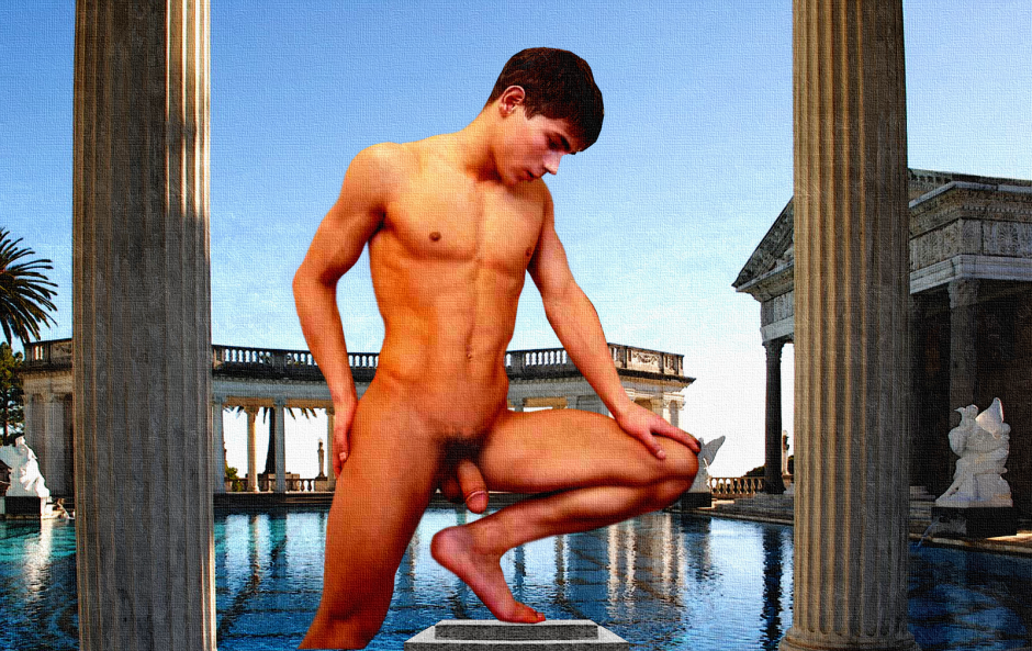 Мужики без трусов в бассейне