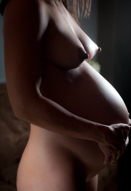 Beautiful naked pregnant women