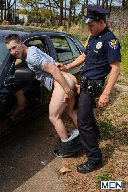 Naked police guys