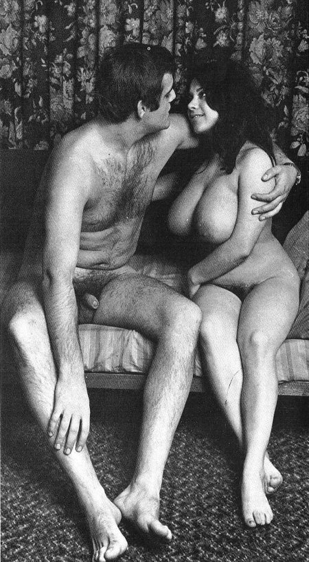 Retro wrestling of naked guys