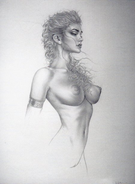 Painted erotic women