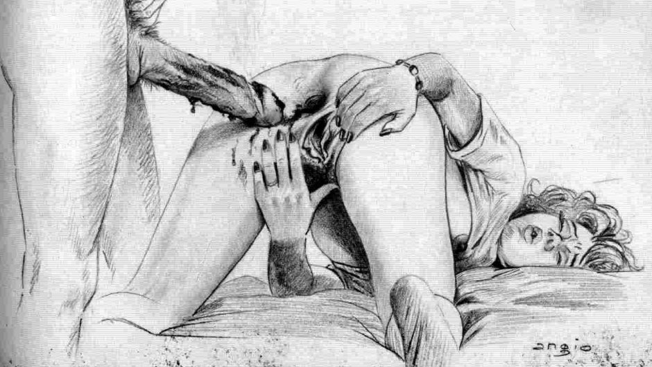 Порнографические рисунки анал