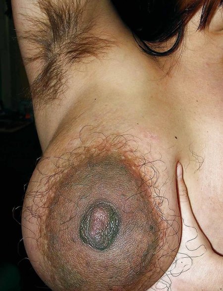 Hairy tits on women