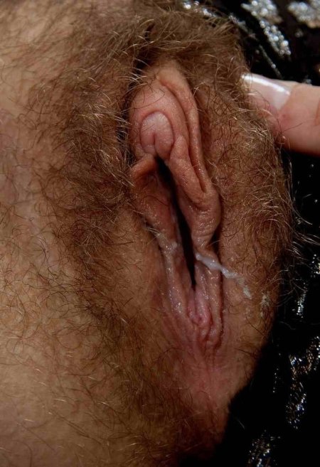 Wet hairy vaginas
