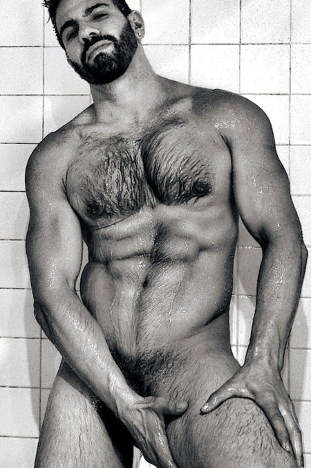 Beautiful naked hairy guys