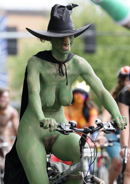 Naked bike ride