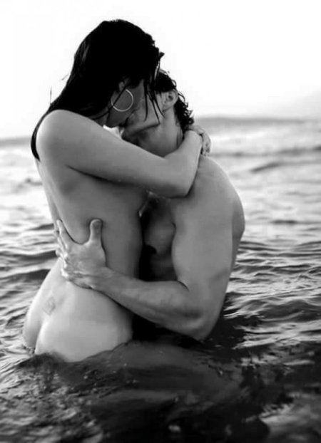 Erotic photo shoot of a couple