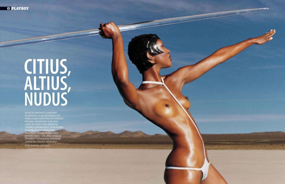 Спортсменки без трусов