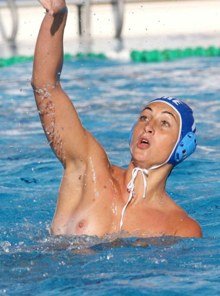 Water polo naked breasts