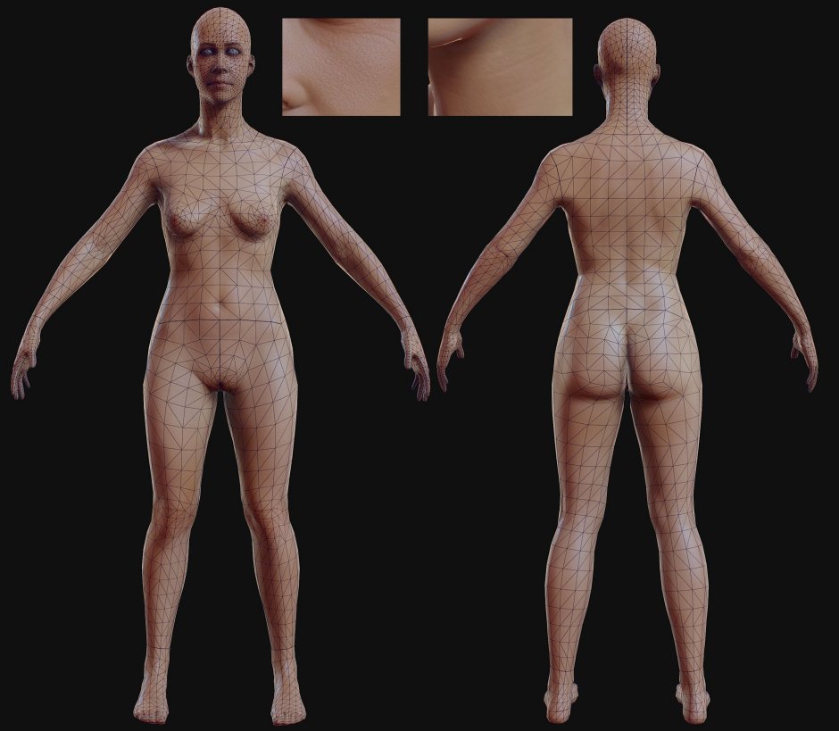 Голые женские персонажи