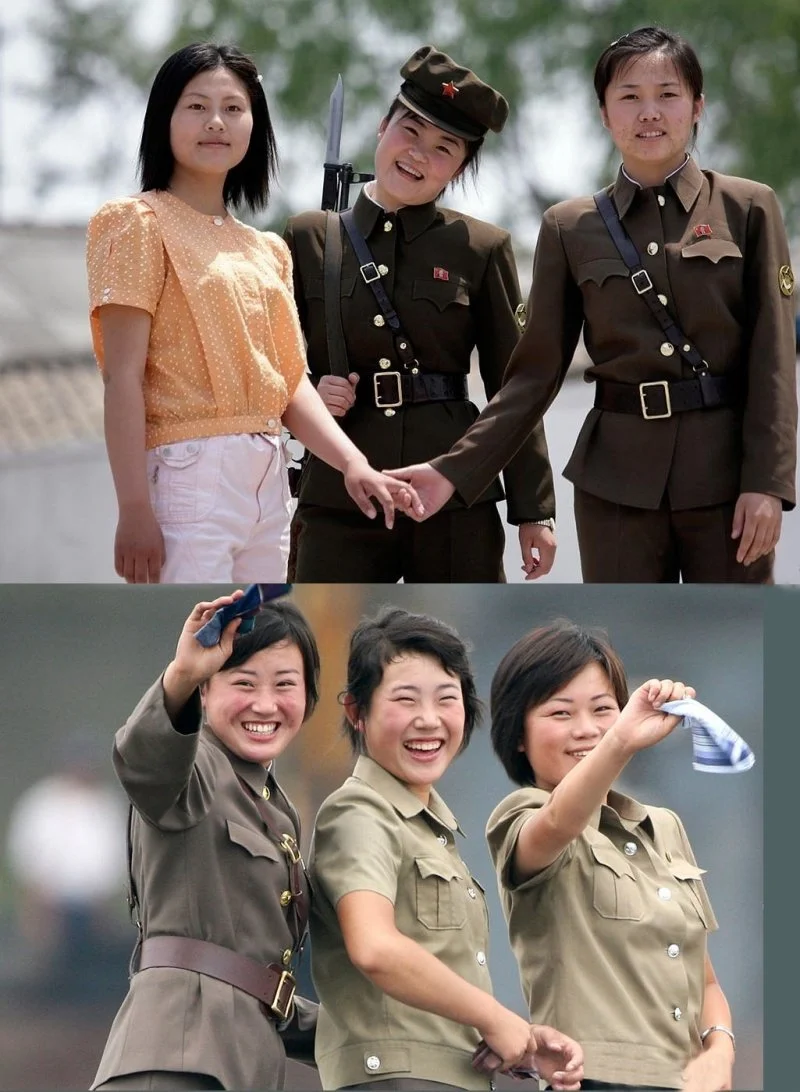 Девушки в армии Северной Кореи