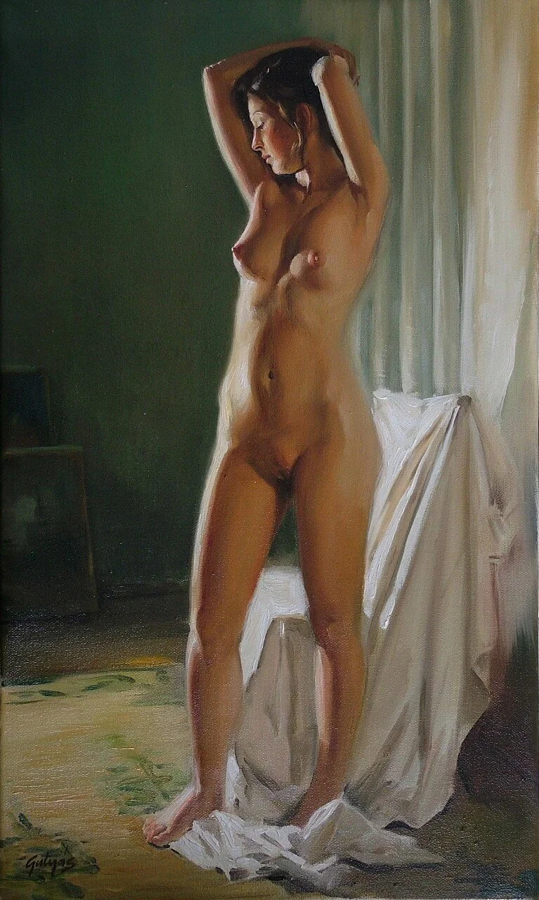 Художник Gulyas Венгрия nude