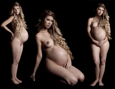 Фотосессия голой беременной