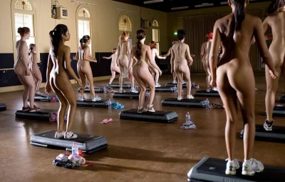 Голая аэробика без одежды