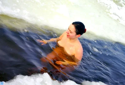 Купание зимой