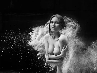 Фотосессия с мукой