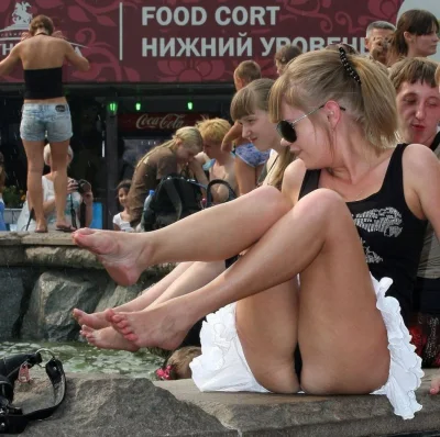 Случайное обнажение на пляже