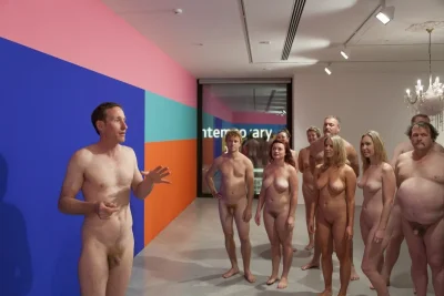 Spencer Tunick naked people на съемках