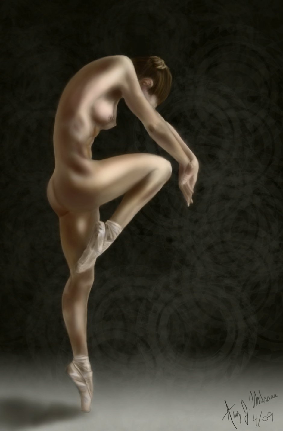 Балерина с большими сиськами