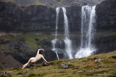 Водопад природа