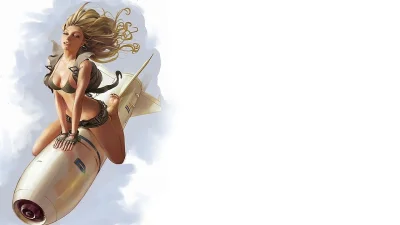 Девушка на ракете