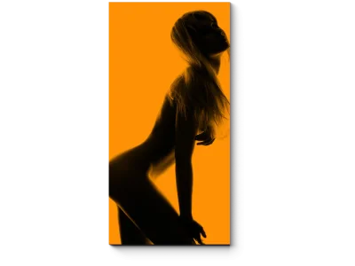 Фон женский силуэт