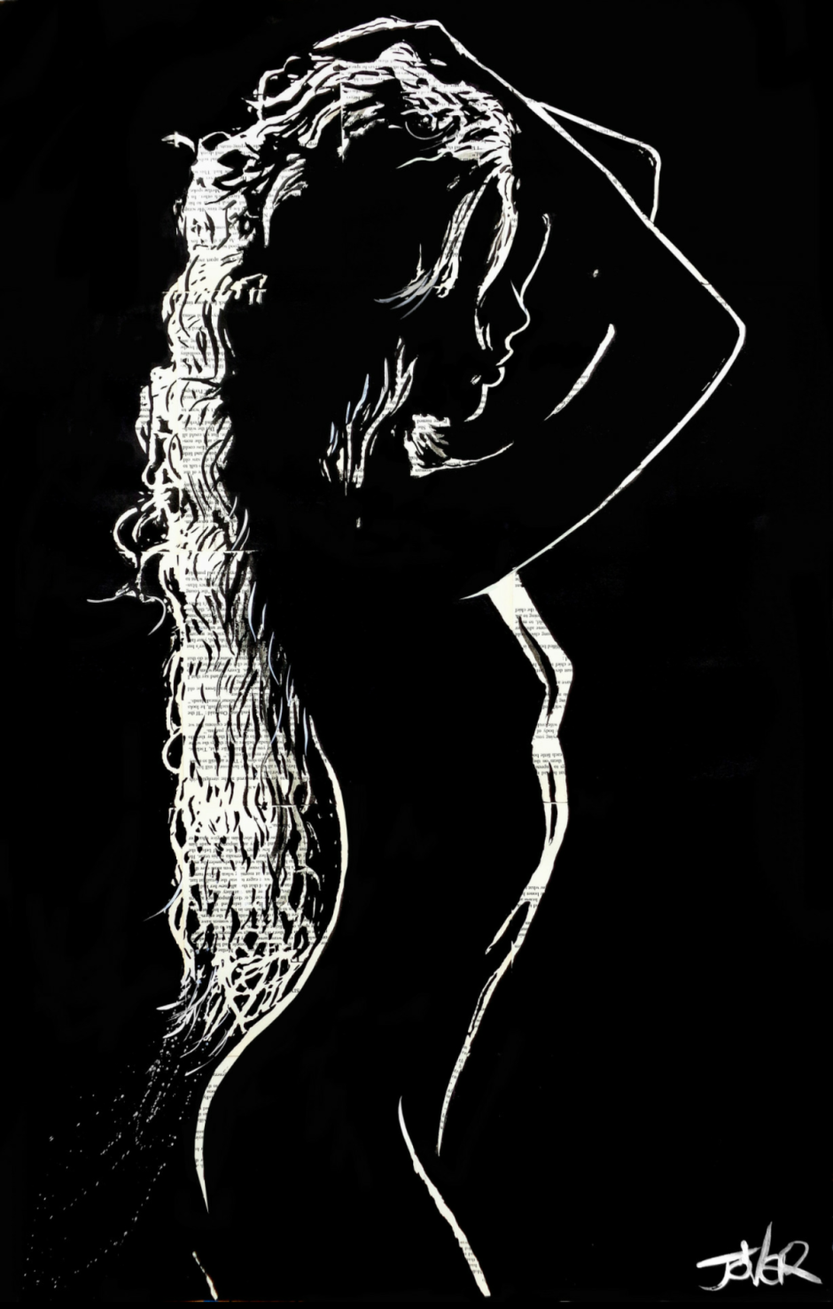 Девушка в темноте Эстетика