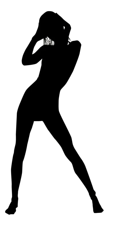 Силуэт женский