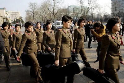 Северокорейская группа moranbong band