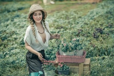 Фотосессия на сенокосе