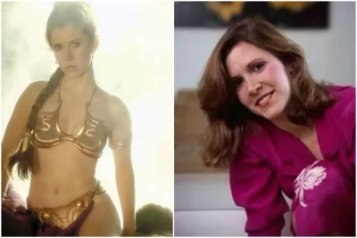 Кэрри Фишер грудь