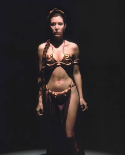 Кэрри Фишер и Джабба Хатт