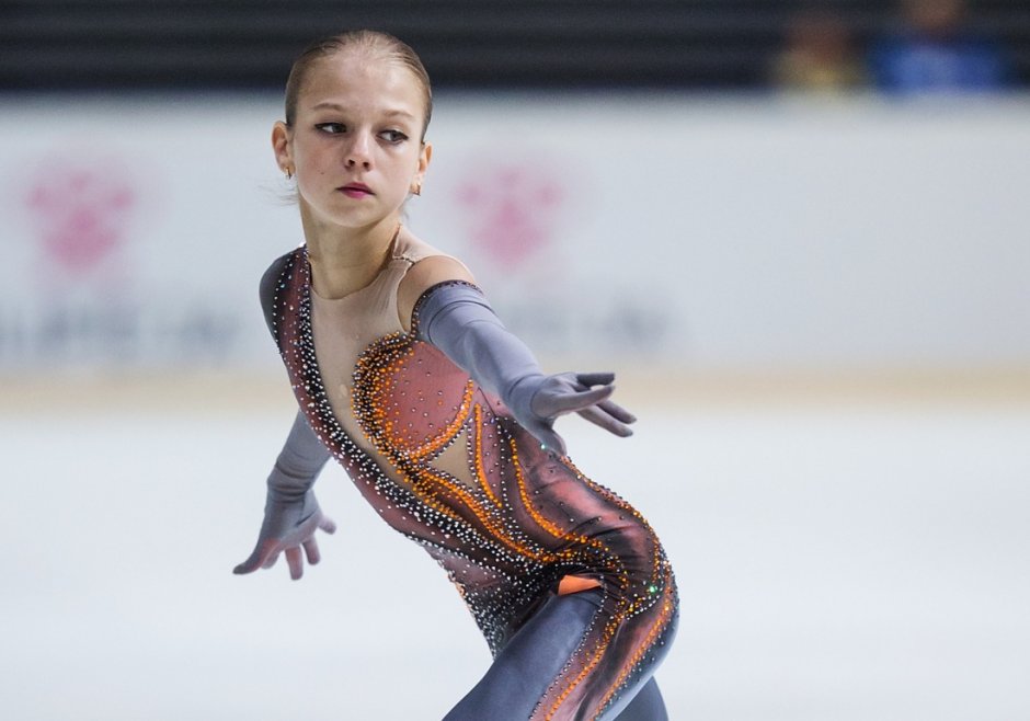 Александра Трусова в 10 лет